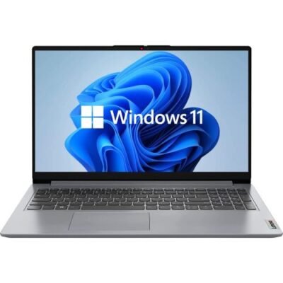 Lenovo Ideapad 1 – 15,6″ – Intel N4020 – 4 Go RAM – 256 Go SSD – WINDOWS 11 – Gris – GARANTIE 6 MOIS